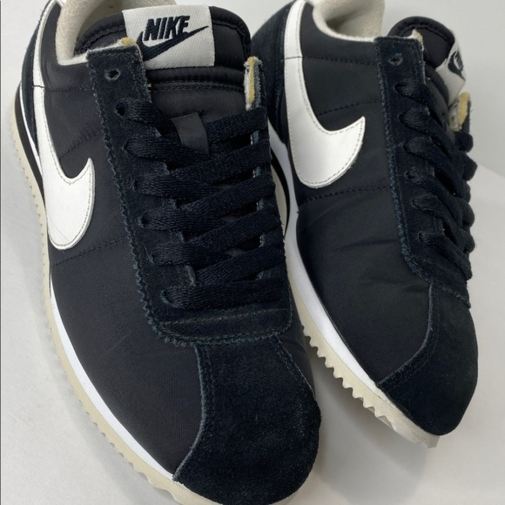Nike Cortez 72 Black Nylon Suede